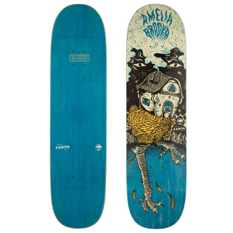 Skateboard Deck Only Arbor Amelia Baba Yaga 8.5" 2023 
