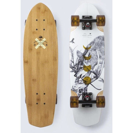 Komplettes Cruiser-Skateboard Arbor Bamboo Pocket Rocket 2026  - Cruiserboards im Holz Complete