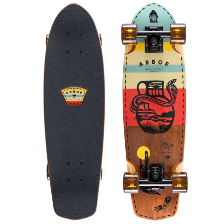 Komplettes Cruiser-Skateboard Arbor Jess Mudgett Pocket Rocket 2026  - Cruiserboards im Holz Complete