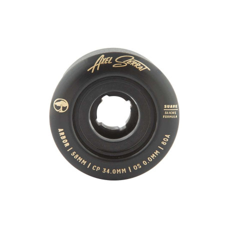 Roues de longboard Arbor Suave Axel Serrat Black 58mm 2023