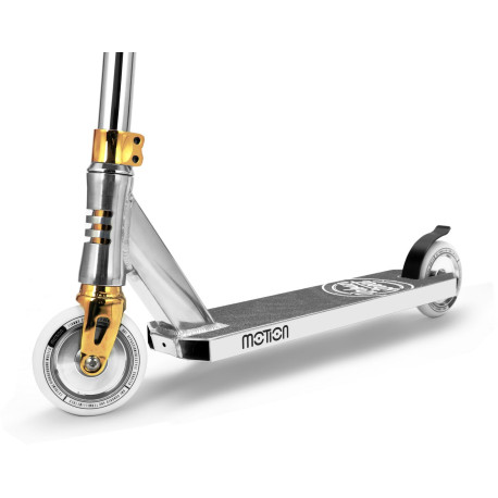 Stunt Scooter Motion Scooter Urban Pro Chrome Gold 2022  - Freestyle Scooter Komplett