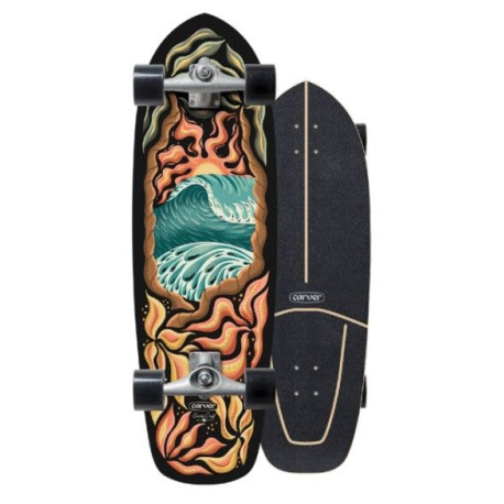 Surfskate Carver Psychedelic Sunset 32\\" 2025 - Complete  - Surfskates Complets