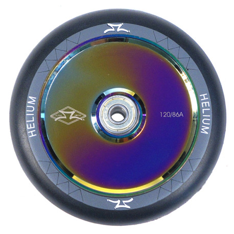 AO Scooter Wheel Helium 120mm incl. Titen Abec 9 polished 2020