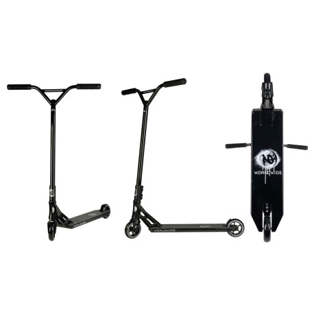 Trotinette Freestyle AO Scooter Worldwide Black Not Set  - Trottinette Freestyle Complète