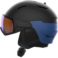 Salomon Skihelm Driver Black Estate Blue 2022