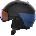 Salomon Skihelm Driver Black Estate Blue 2022