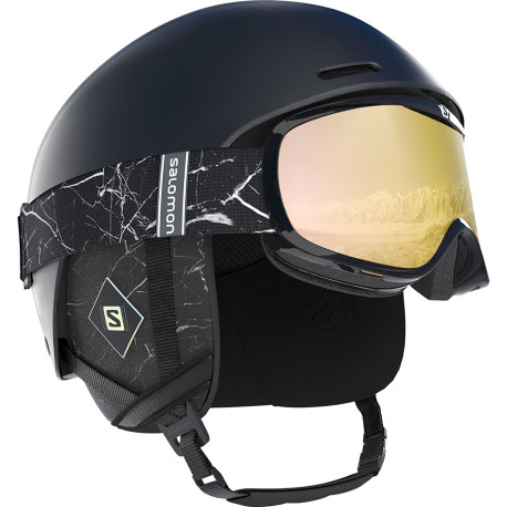 Salomon Ski helmet Spell+ Black Marble 2020