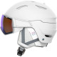 Salomon Skihelm Mirage Photo White Silver 2022