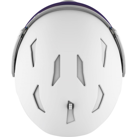 Salomon Skihelm Mirage Photo White Silver 2022