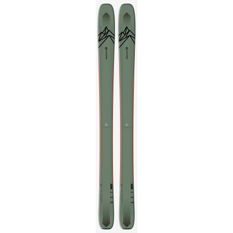Ski Salomon N QST 106 OIL Green/Orang 2021