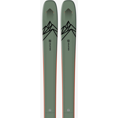 Ski Salomon N QST 106 OIL Green/Orang 2021