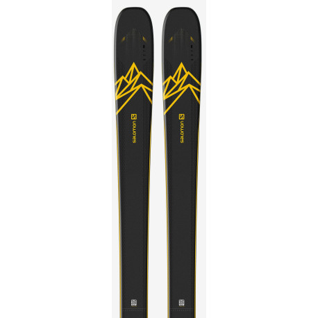 Ski Salomon N QST 92 Dark Blue/Yellow 2021