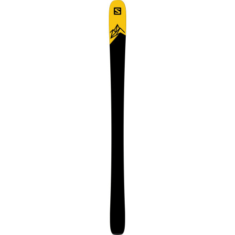 Ski Salomon N QST 92 Dark Blue/Yellow 2021