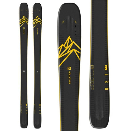 Ski Salomon N QST 92 Dark Blue/Yellow 2021