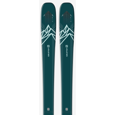 Ski Salomon N QST Lux 92 Blue Green/Light Blue 2021