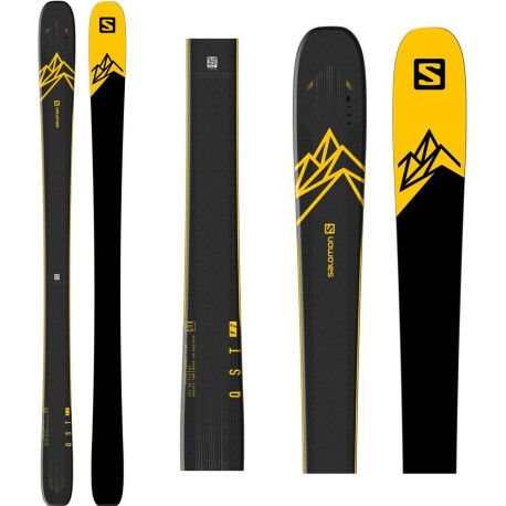 Ski Salomon N QST 92 Dark Blue/Yellow 2021