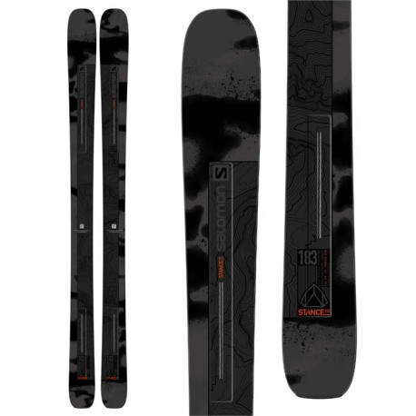 Ski Salomon N Stance 102 Black/Gray 2022