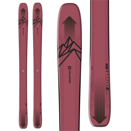 Ski Salomon N QST Stella 106 Pink/Black 2021