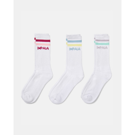 Chaussettes De Ville Ou A Roulettes Impala Stripe Sock 3Pk 2023