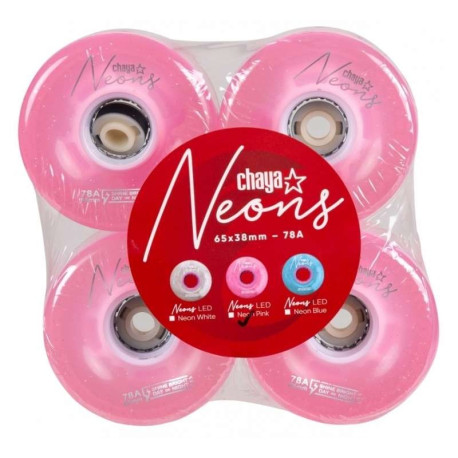 Roues Chaya Neon LED 65mm 2023