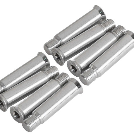 Inline -Skate -Zubehör Powerslide AL Single Axle Torx 8 Pack 2023