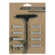 Inline -Skate -Zubehör Powerslide AL Single Axle Torx 8 Pack 2023