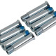 Inline -Skate -Zubehör Powerslide Steel Single Axle Hex - 8 Pack 2023