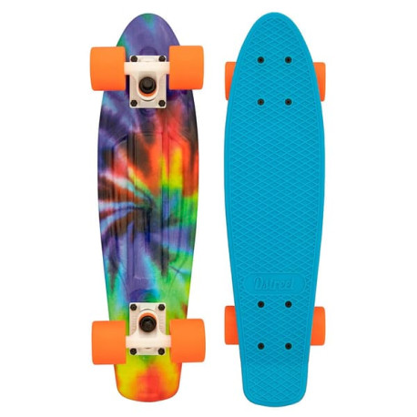 Kunststoff-Skateboard D Street Tie-Dye 23 2023