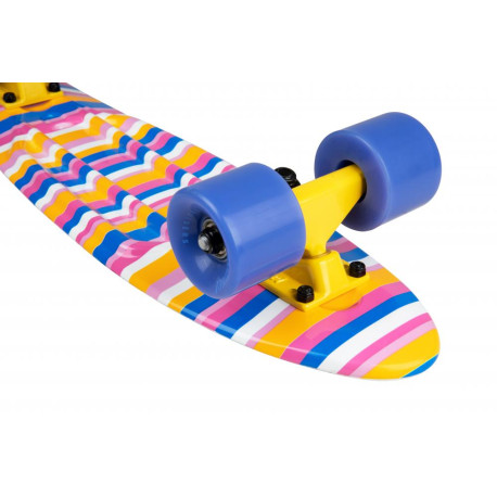 Kunststoff-Skateboard D Street Stripes 23 2023