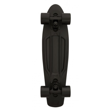 Kunststoff-Skateboard D Street Triple Black 23 2023
