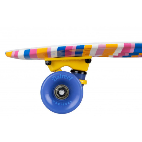 Kunststoff-Skateboard D Street Stripes 23 2023