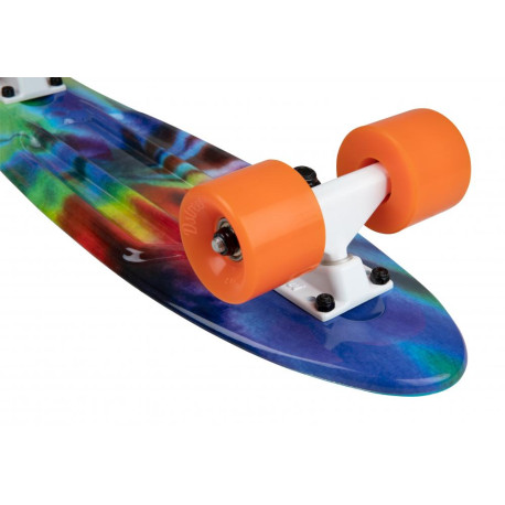 Kunststoff-Skateboard D Street Tie-Dye 23 2023