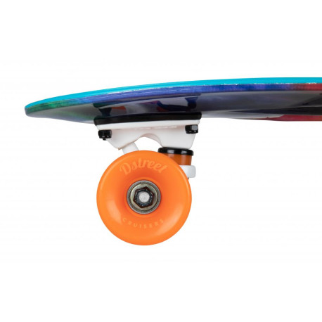 Plastic Skateboard D Street Tie-Dye 27 2023