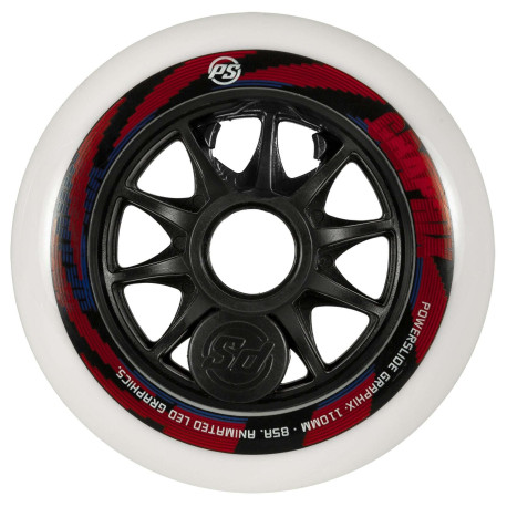 Skateboardräder Powerslide Graphix Without LED 2023