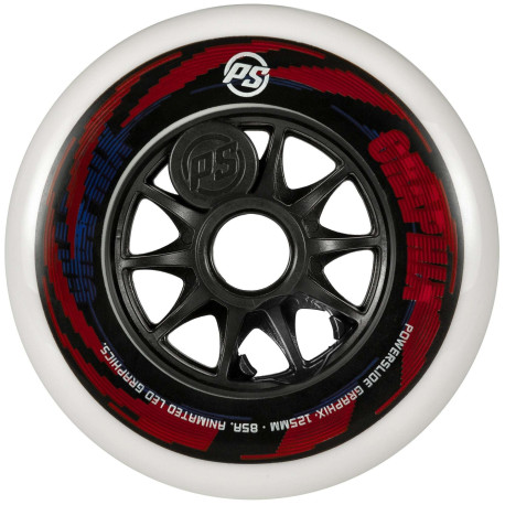 Skateboardräder Powerslide Graphix Without LED 2023
