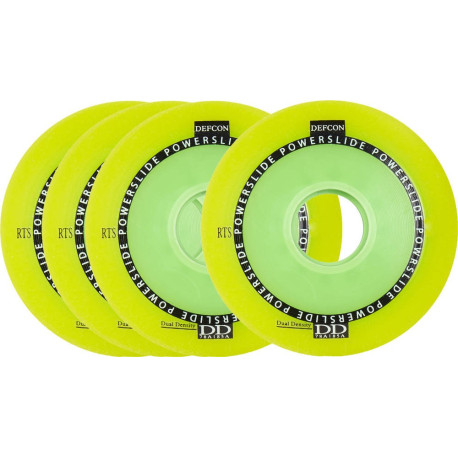 PowerslideWheel Defcon Yellow, 80 mm, 85A 2018