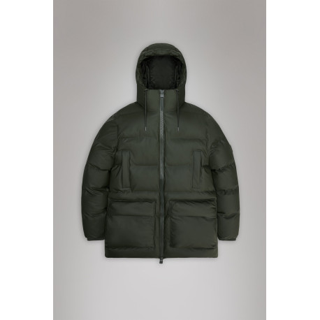 Rains Alta Long Puffer Cargo Jacket W3T4 2024-AW 