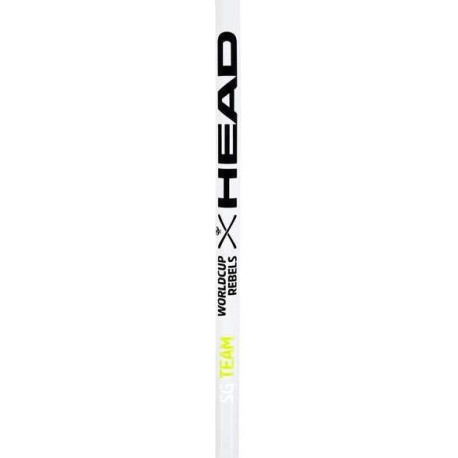 Bâtons de Ski Head Worldcup SG JR white/black/neon yellow 2023