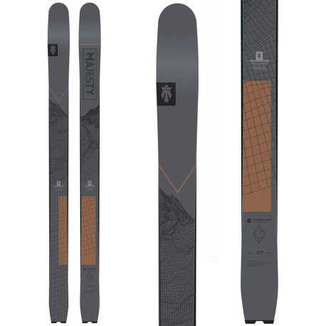 SKi Majesty Superpatrol Carbon 2024  - Ski sans fixations Homme