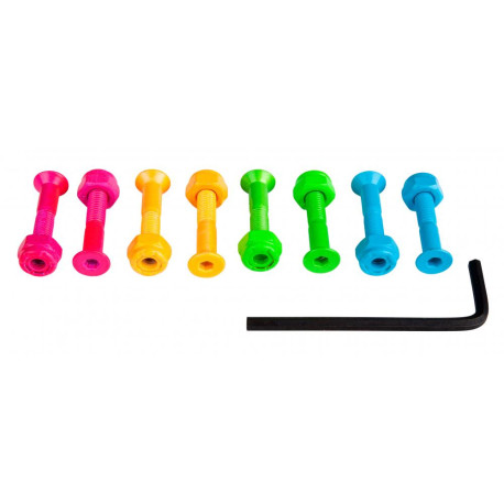 Hardware Sushi Coloured Allen Bolts  (Pk 8) 2023 - Hardware (Schrauben etc.)
