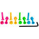 Hardware Sushi Coloured Allen Bolts  (Pk 8) 2023 - Hardware (Schrauben etc.)