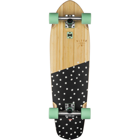 Complete Cruiser Skateboard Globe Big Blazer 32\\" Bamboo/Dotted 2021  - Cruiserboards in Wood Complete