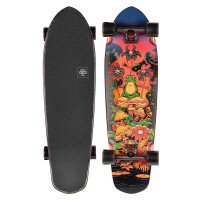 Skateboard Cruiser Complet Globe Big Blazer 32\\" Red Toadstool 2021  - Cruiserboards en bois Complet