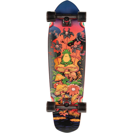 Komplettes Cruiser-Skateboard Globe Big Blazer 32\\" Red Toadstool 2021  - Cruiserboards im Holz Complete