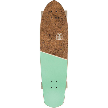 Complete Cruiser Skateboard Globe Blazer Xl 36\\" Coconut/Lime 2022  - Cruiserboards in Wood Complete