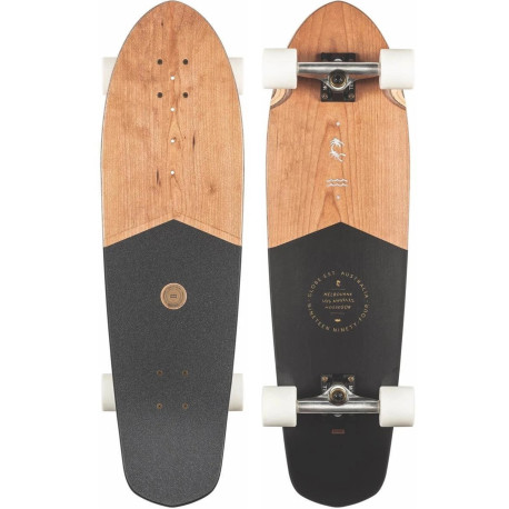 Komplettes Cruiser-Skateboard Globe Big Blazer 32\\" Black Cherry 2023  - Cruiserboards im Holz Complete
