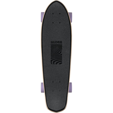 Skateboard Cruiser Complet Globe Blazer 26'' Black/Purple 2023  - Cruiserboards en bois Complet