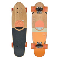 Complete Cruiser Skateboard Globe Blazer 26'' White Oak/Concrete 2023  - Cruiserboards in Wood Complete