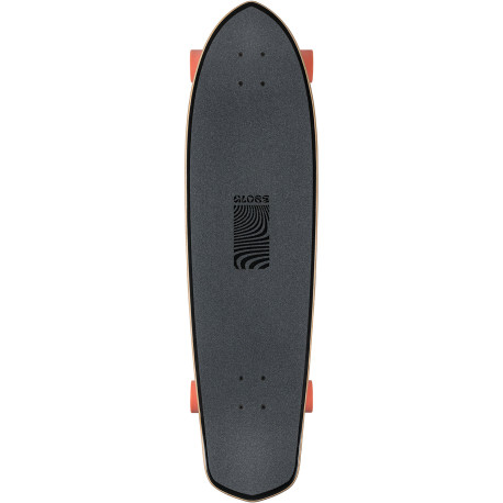 Skateboard Cruiser Complet Globe Blazer Xl 36\\" Black/Orange 2023  - Cruiserboards en bois Complet