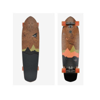 Komplettes Cruiser-Skateboard Globe Blazer Xl 36\\" Coconut/Mountains 2023  - Cruiserboards im Holz Complete